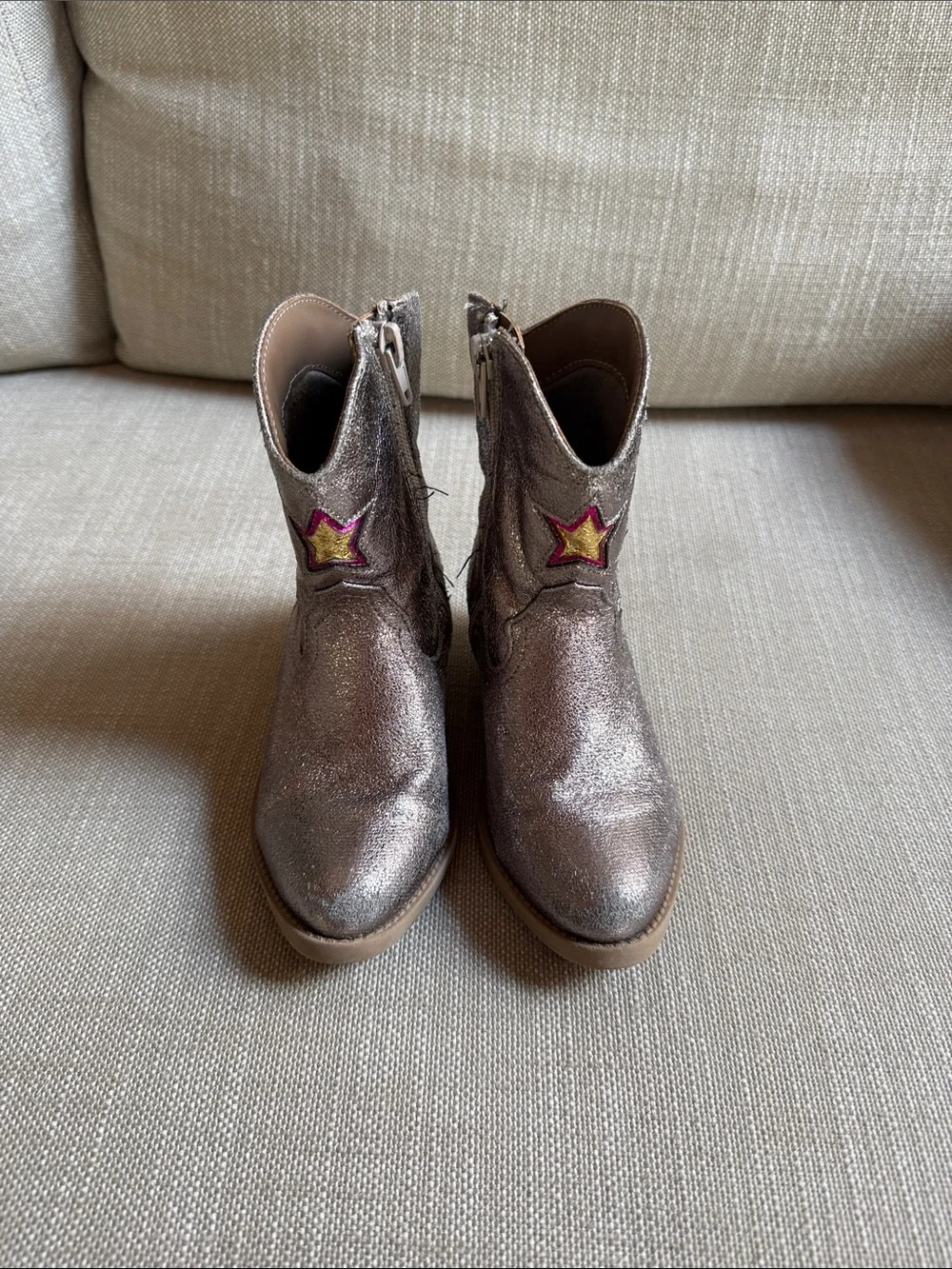 Steve Madden shimmering metallic